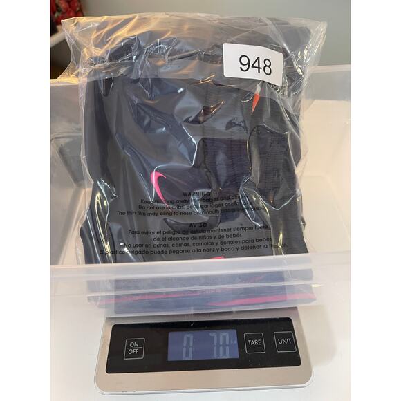 Vintage Y2K Nike Athletic Department Cropped Track Pants Pockets Women's Medium - Picture 9 of 9